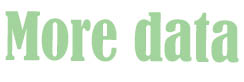 More data